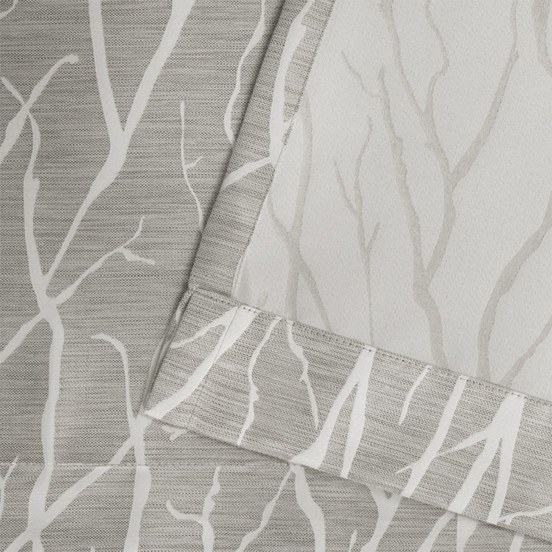 Bettine Room Darkening Curtain Panel Pair, Dove Gray, 52" W x 63" L