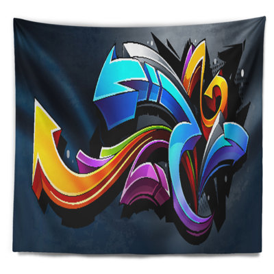 Direction tapisserie d'art de rue Graffiti