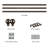 Domynique Adjustable Single Curtain Rod-579019550-579019547