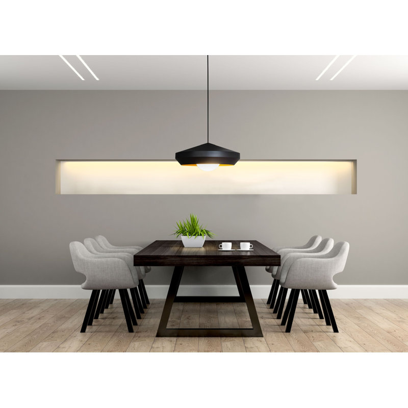 1 - Light Pendant, Black