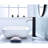 Matte Black Single Handle Waterfall Spout Bathroom Faucet With Pop - Up Drain, Stainless Steel, Stable Water Flow, Easy Installation For Sinks Without Overflow-121617442