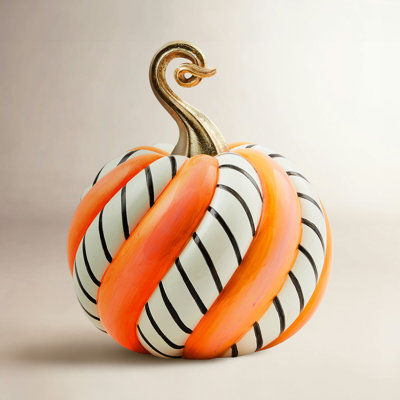 Trick Or Treat Candy Swirl Medium Pumpkin