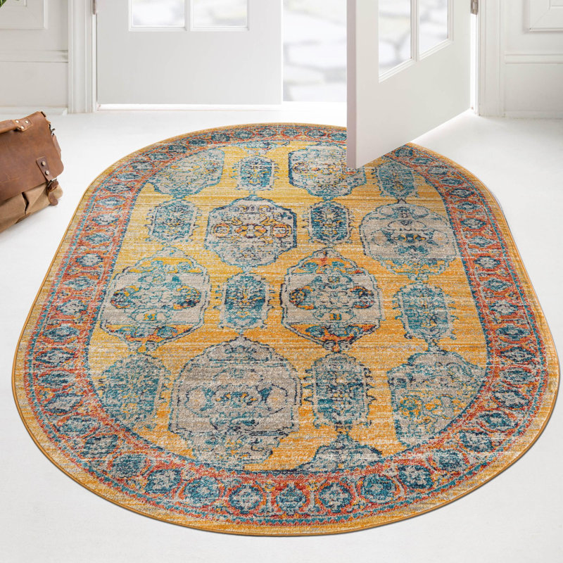 Alkire Indoor Rug, Oval 3'11" x 5'11"