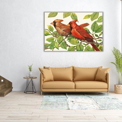 Cardinals - reproduction d'art sur toile