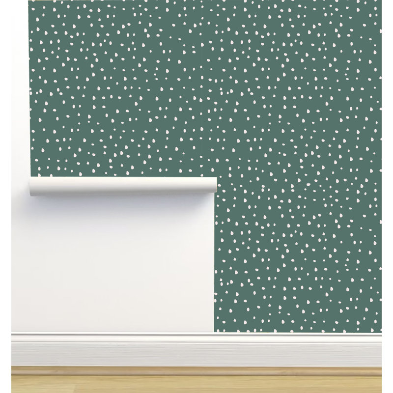 Rouleau de papier peint adhésif 12 pi x 2 pi Monor Designs, Vert
