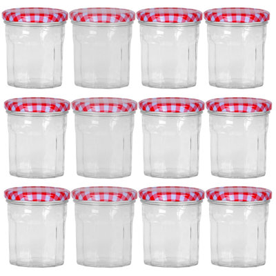 Glass Preserving Jars - Set of 12