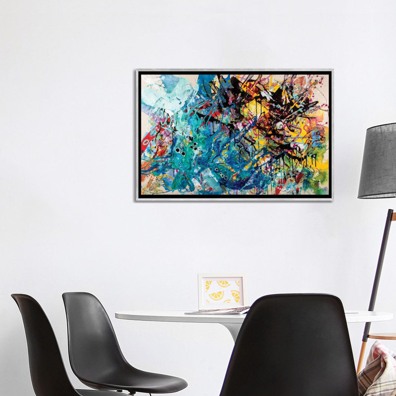 «Putting Up Thing After Thing - Reproduction d'art mural - Toile encadrée, Argent argent, H 26 po x l 40 po