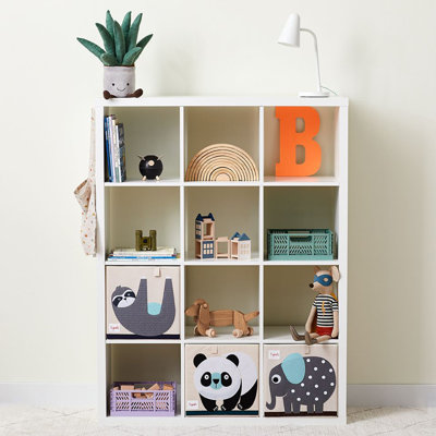 Elephant Fabric Cube or Bin