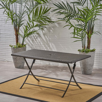 Table de salle à manger rectangulaire pliable
