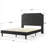 Hoyos Velvet Upholstered Glam Modern Platform Bed-1688699795