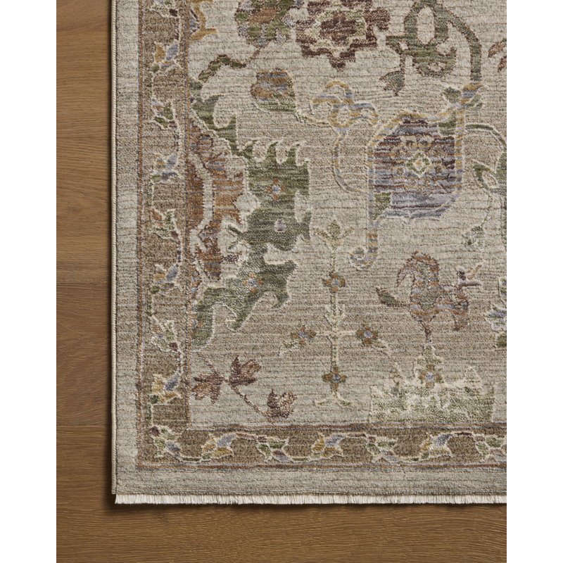 Tapis brouillard / prune Loloi Yanelis, 2 pi 6 po x 7 pi 6 po