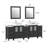 Ravenna 84" Freestanding Double Sink Bathroom Vanity with Engineered Marble Top and Matching Mirrors-23188989
