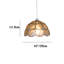 Capiz Shell 12 cm H Bowl Pendant Shade ( Screw On )-96765986