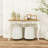 Upholstered Storage Ottoman with Wheels and Reversible Tray Lid, Small Foot Stools Ottoman for Living Room, Bedroom.-1431452023