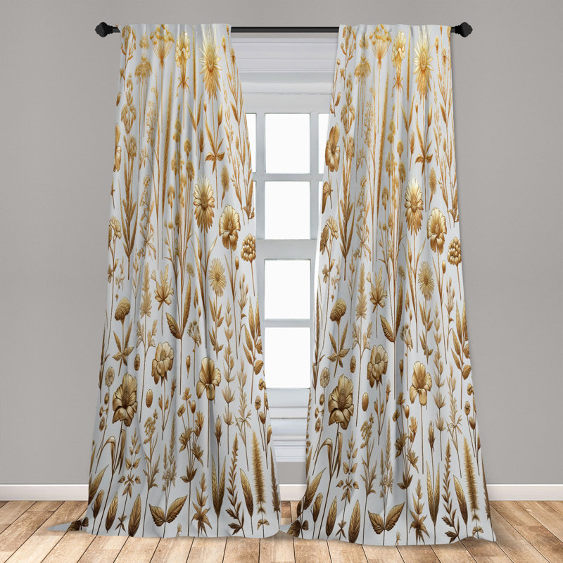 Semi Sheer Curtain, 56" W x 95" L