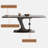 Light luxury modern rectangular dining table set-107193404