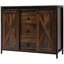 Buffet de cuisine Buffet avec portes de grange coulissantes