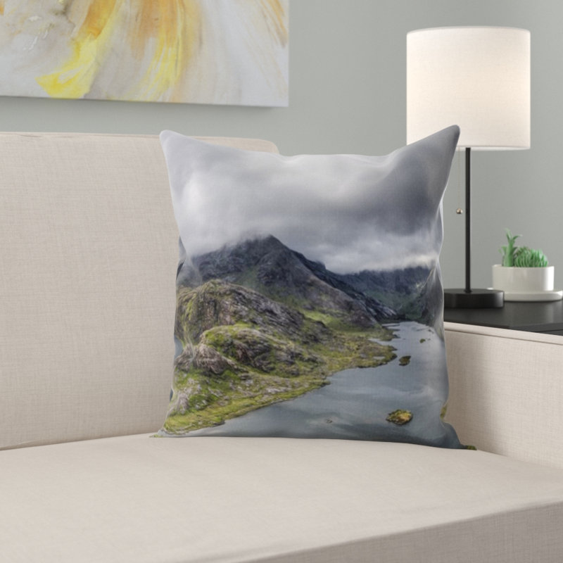 Microsuede Throw Pillow