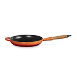 Le Creuset Enameled Cast Iron Alpine Wood Handle Fry Pan, 2.25Qt. - Flame