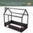 Twin Size Wood Bed House Bed Frame With Fence,For Kids,Teens, Girls,Boys-1708839103