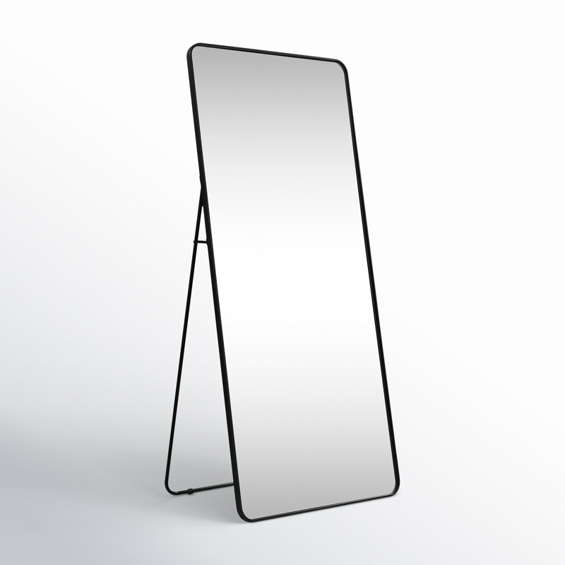 Miroir de plancher Sabine, Noir, noir, noir, noir, 72 po x 32 po