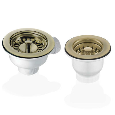 90 & 65Mm Basket Strainer Waste For Astini, RAK, Rangemaster Ceramic Sink 6FC9AB6783504FCDAB266169EA86DF29