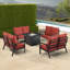 Tiphane Outdoor 6 - Piece Conversation Set-729011063
