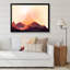 Geometric Mountain and Sunset I - Impression sur toile-67464408-67464418