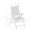 L'ensemble bistro 3 pièces pour conversation comprend une table basse carrée en bois d'acacia et 2 fauteuils pliables réglables, huile naturelle