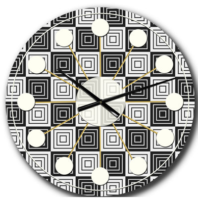 Horloge murale Mid-Century