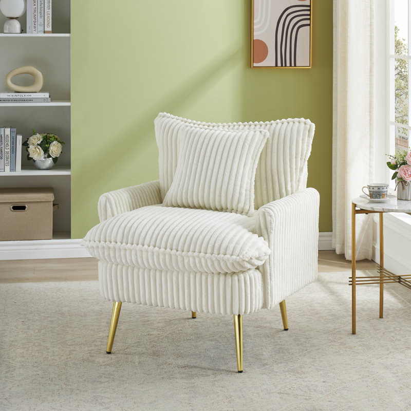 Canapé simple 30,31 pouces adapté au salon, Beige