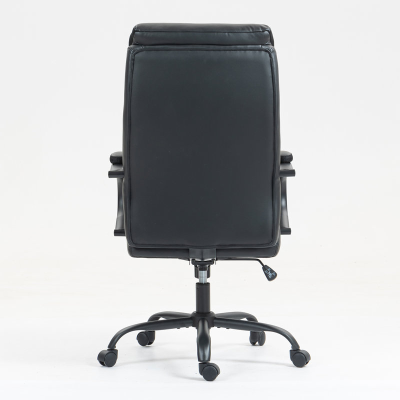 Chaise de bureau en polyuréthane à haut dossier: 9131HJ-PU-KD
