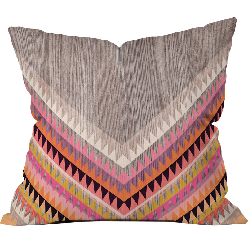 Boardwalk Outdoor Throw Pillow, 18" x 18"