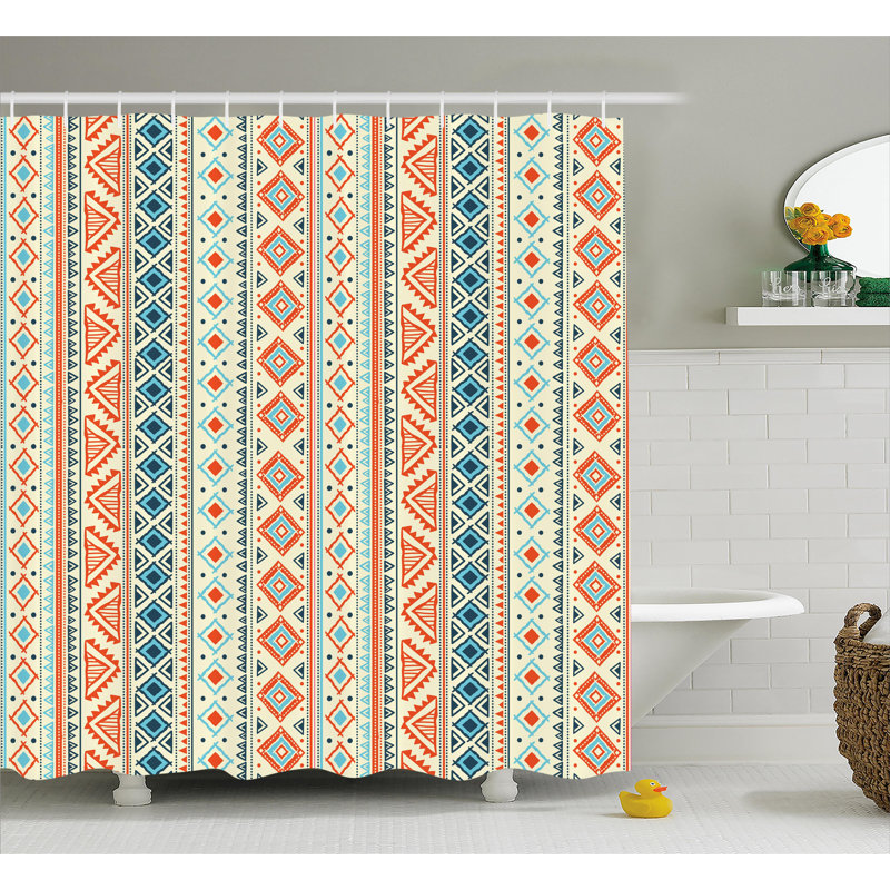 Rideau de douche Maxine Tribal, H 69 po x l 105 po