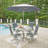 Dinan Round Metal Outdoor Dining Table-27315371