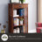 Beachley Solid Wood Slatted Bookcase in Mission Oak