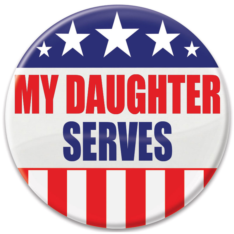 Bouton «My Daughter Serves»