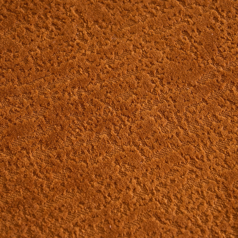 Causeuse compacte, Tissu orange