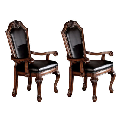 Amoi Arm Chairs with Queen Anne Legs