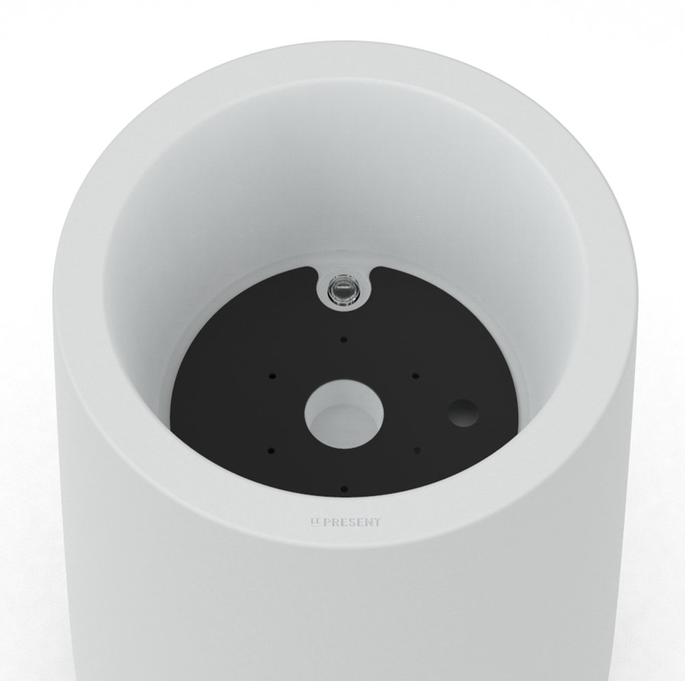 Kisha Pot Planter, White