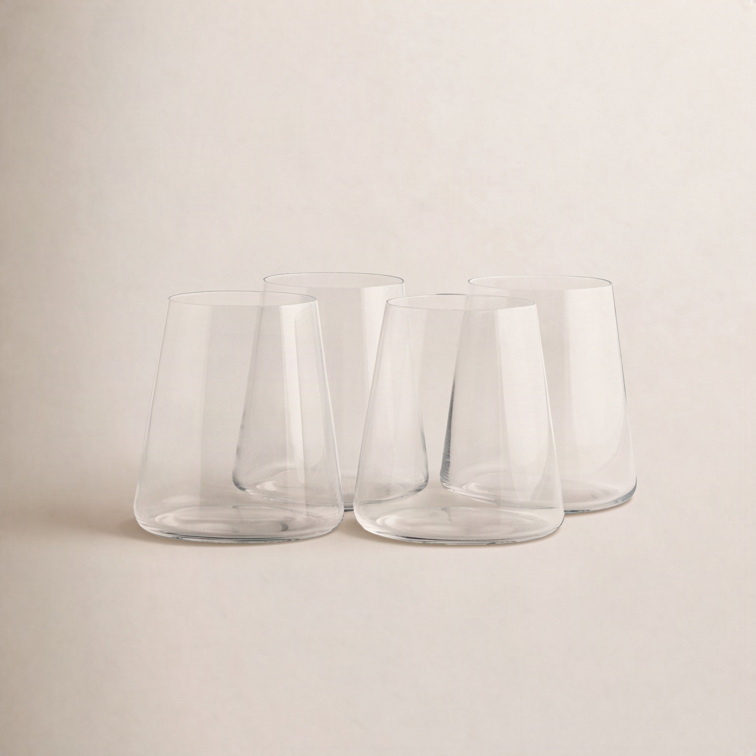Crystal Stemless Wine Glass