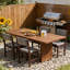 Ensemble de 4 chaises de cuisine de style rustique, ensemble de chaises de salle à manger-1409319582-1409319580