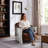 Alvenia 31.1"W Tufted Genuine Leather Accent Armchair-773967292