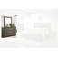 Commode 6 tiroirs avec miroir Ebron
