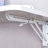 31 Inch Wall Mounted Folding Desk Space Saving Floating Table For Small Spaces White