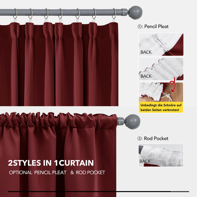 Quashawn Blackout Curtain Pair