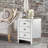 Lera Mirrored Glass Top 3 - Drawer End Table