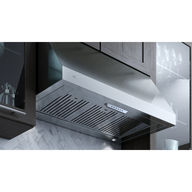 42" 600 CFM Convertible Under Cabinet Range Hood in Stainless Steel