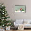 Couple avec arbre de Noël, estampe numérique encadrée par Kamdon Kreations-137022544-137022540