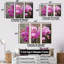 «Pink Orchids Oasis I», ensemble de reproductions d'art mural orchidées-107767733-107767735